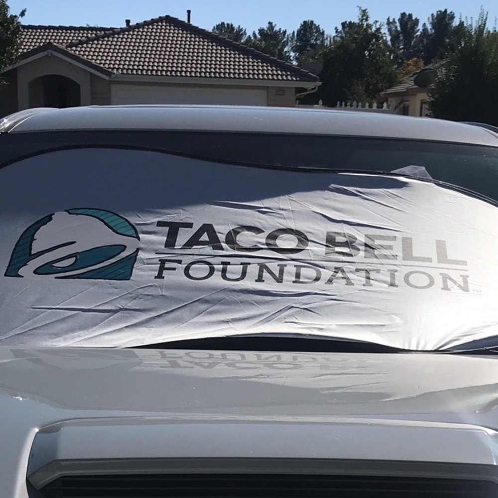 Taco Bell Foundation  Car Windshield Sun Shade